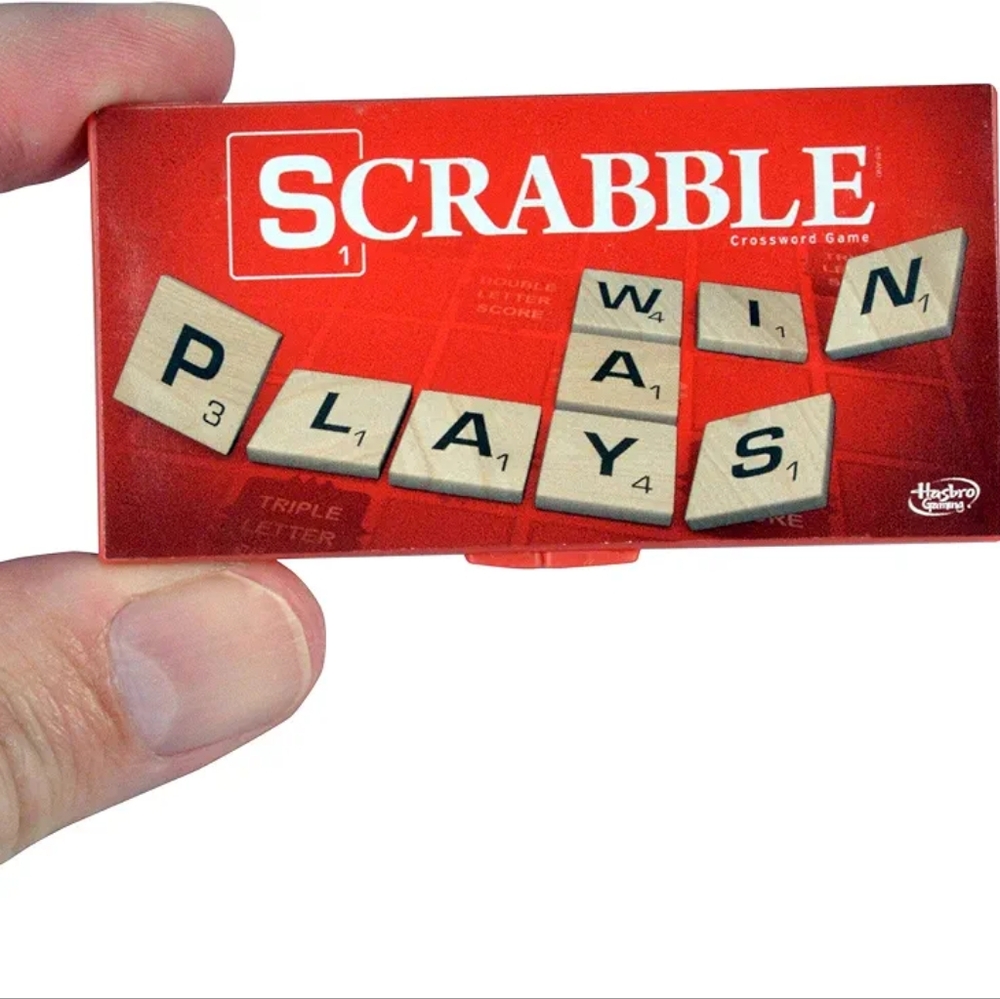 Hasbro Scrabble Crossword Game - Red miniture